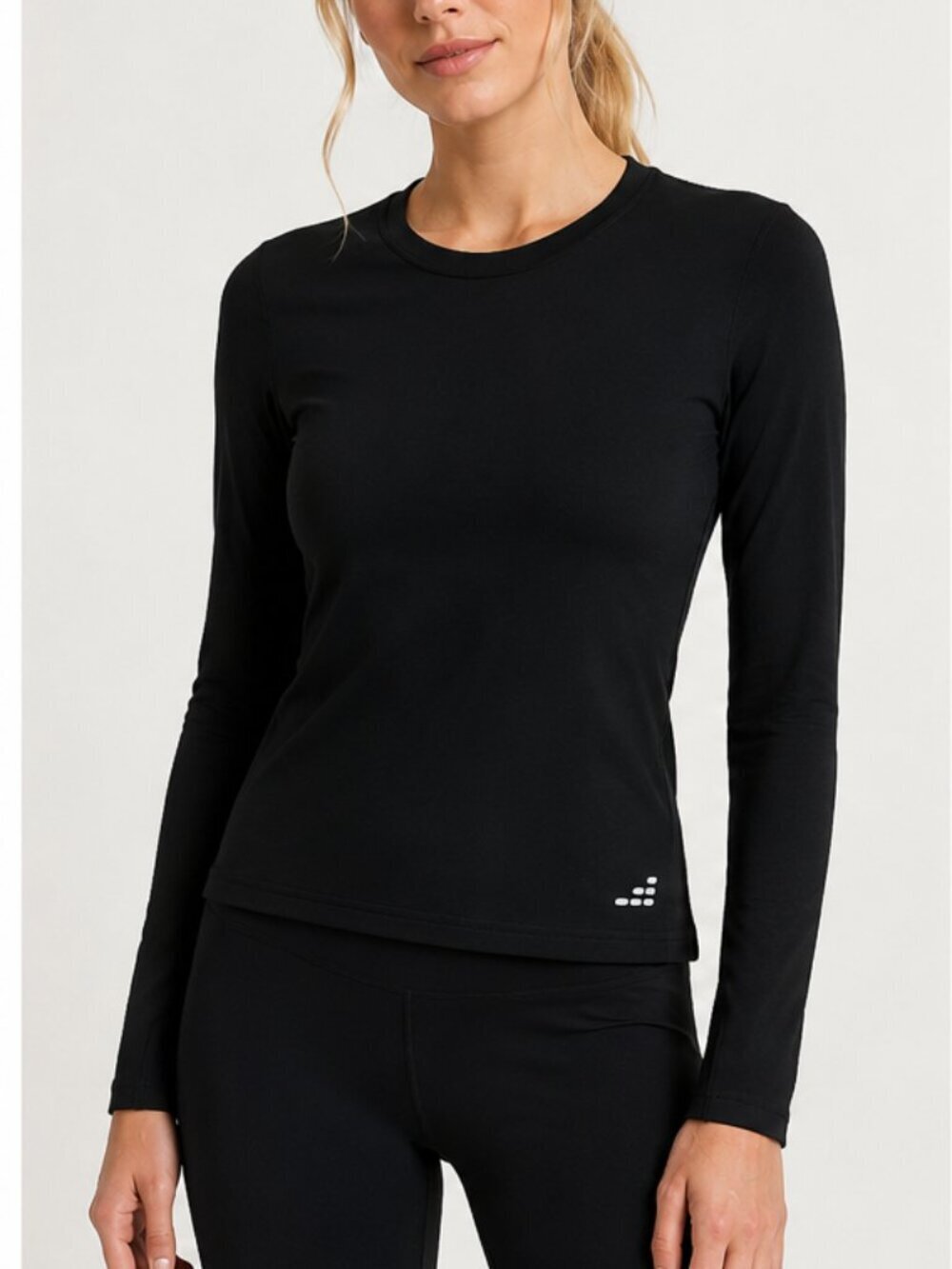 BCG Cold Weather Black Long Sleeve Performance Top w/ Thumb Holes Size S